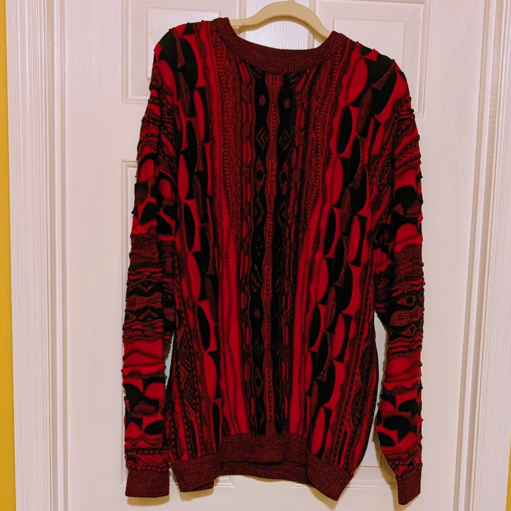Vintage Boom-X Knitwear Coogi Style Sweater